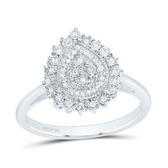 1/8CTW-DIA P1 GIFT PEAR RING