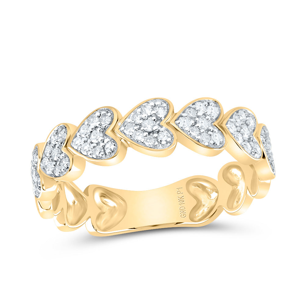 1/3CTW-DIA P1 GIFT HEART BAND