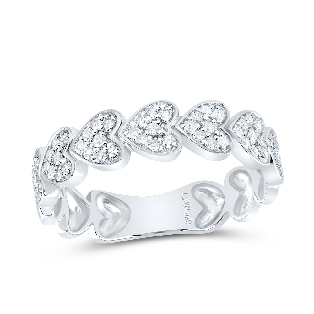 1/3CTW-DIA P1 GIFT HEART BAND