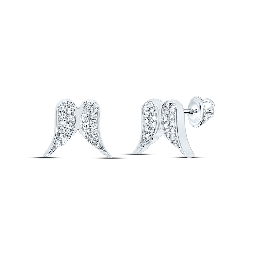 1/10CTW-DIA P1 GIFT WINGS EARRING