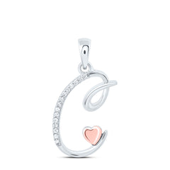 1/20CTW-DIA P1 GIFT INITIAL "C" PENDANT