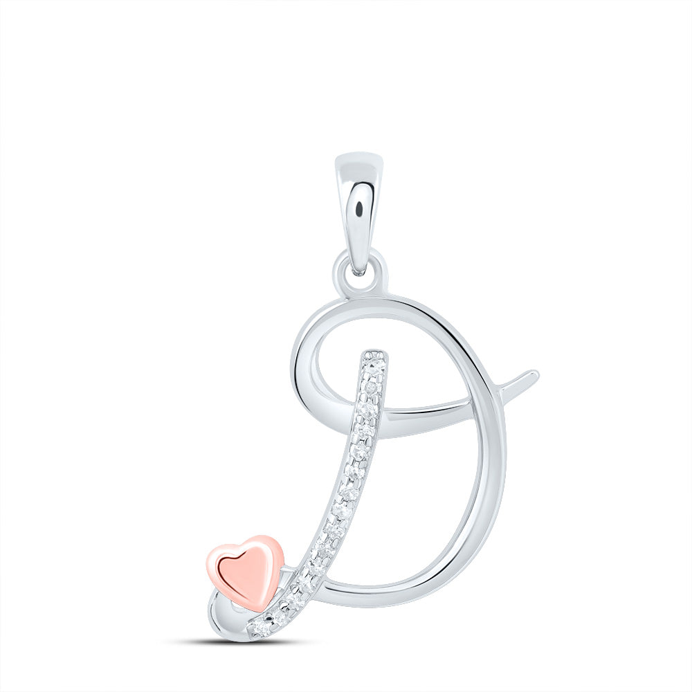 1/20CTW-DIA P1 GIFT INITIAL "D" PENDANT