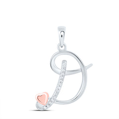 1/20CTW-DIA P1 GIFT INITIAL "D" PENDANT