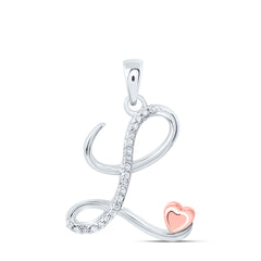 1/10CTW-DIA P1 GIFT INITIAL "L" PENDANT
