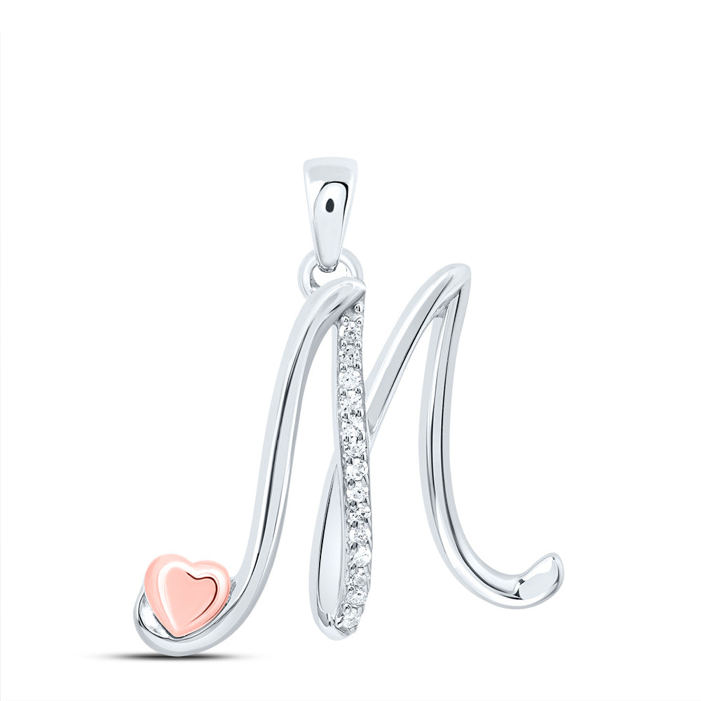 1/20CTW-DIA P1 GIFT INITIAL "M" PENDANT