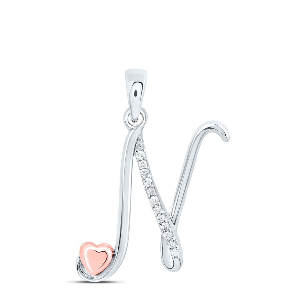 1/20CTW-DIA P1 GIFT INITIAL "N" PENDANT