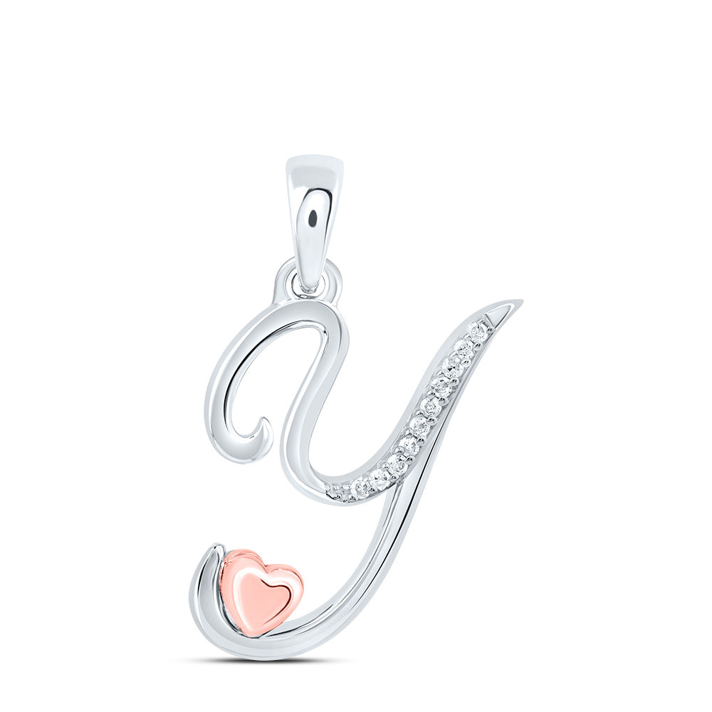 1/20CTW-DIA P1 GIFT INITIAL "Y" PENDANT