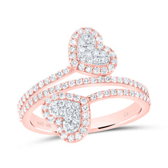5/8CTW-DIA CN FASHION HEART RING