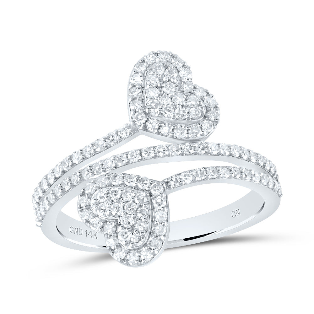 5/8CTW-DIA CN FASHION HEART RING