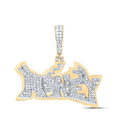 5/8CTW-DIA NK MONEY MENS CHARM