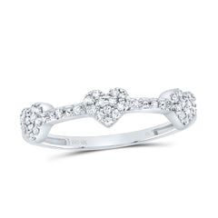 1/6CTW-DIA NK GIFT HEART RING