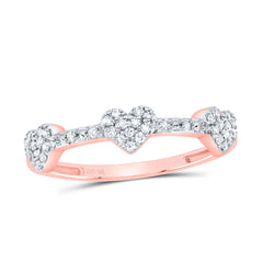 1/6CTW-DIA NK GIFT HEART RING