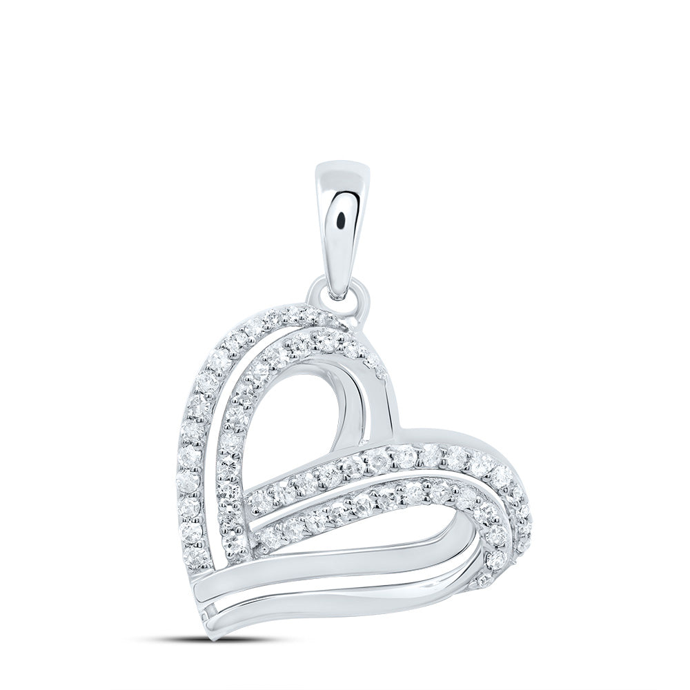 1/3CTW-DIA P1 GIFT HEART PENDANT