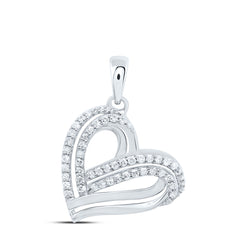 1/3CTW-DIA P1 GIFT HEART PENDANT