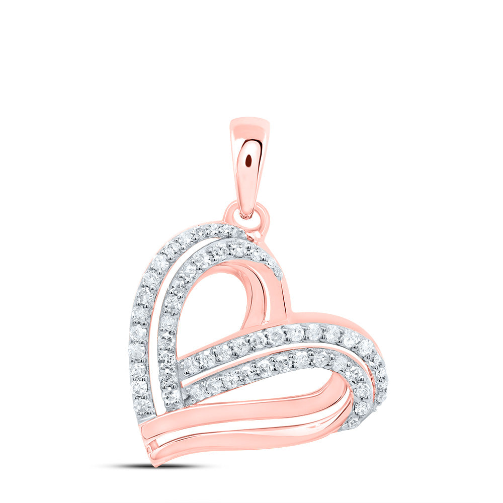 1/3CTW-DIA P1 GIFT HEART PENDANT