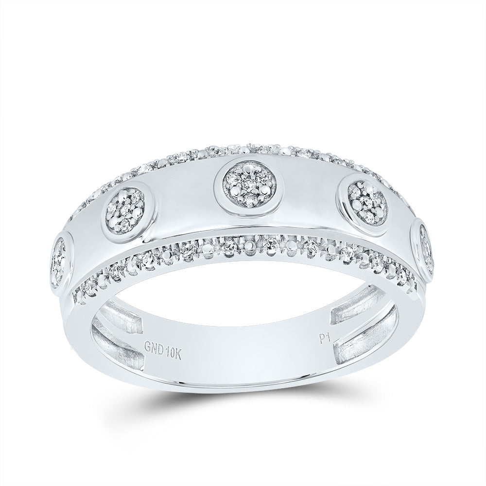 3/8 CTW-DIA P1 ROUND TRIO RING