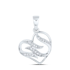 1/20CTW-DIA P1 GIFT HEART PENDANT