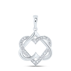 1/6CTW-DIA P1 GIFT HEART PENDANT