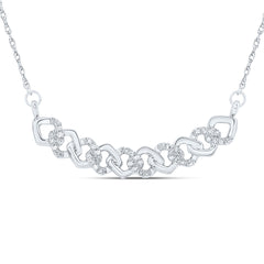 1/6CTW-DIA CN 10.4MM GIFT CUBAN NECKLACE (18 INCH)