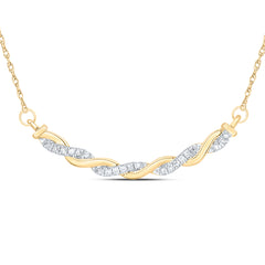 1/10CTW-DIA CN 8.10MM GIFT NECKLACE (18 INCH)