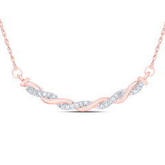 1/10CTW-DIA CN8.10MM GIFT NECKLACE (18 INCH)