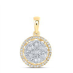 1/6CTW-DIA P1 GIFT ROUND PENDANT
