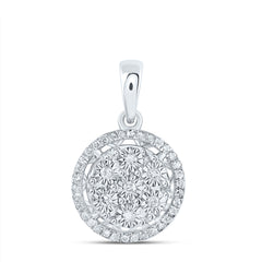 1/6CTW-DIA P1 GIFT ROUND PENDANT