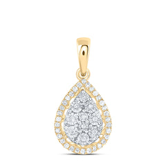 1/8CTW-DIA P1 GIFT PEAR PENDANT