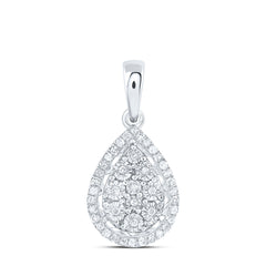 1/8CTW-DIA P1 GIFT PEAR PENDANT