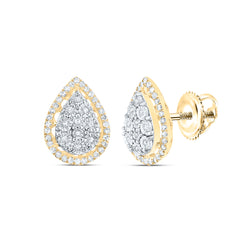 1/4CTW-DIA P1 GIFT PEAR EARRING