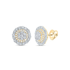 1/4CTW-DIA P1 GIFT FLOWER EARRING