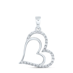 1/10CTW-DIA P1 GIFT HEART PENDANT