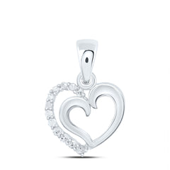 1/20CTW-DIA P1 GIFT HEART PENDANT