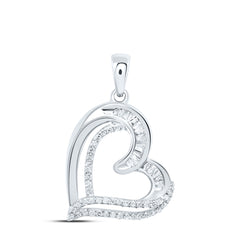 1/4CTW-DIA P1 GIFT HEART PENDANT