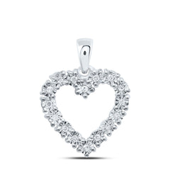 1/10CTW-DIA P1 GIFT HEART PENDANT