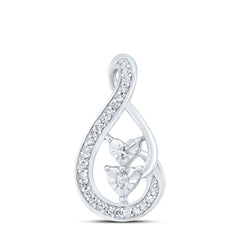 1/12CTW-DIA P1 GIFT HEART PENDANT