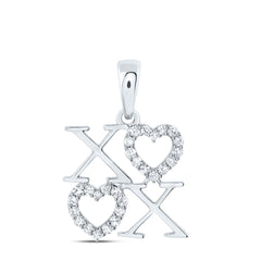 1/8CTW-DIA CN GIFT HEART PENDANT