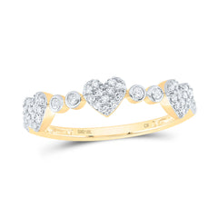 1/5CTW-DIA CN GIFT HEART BAND