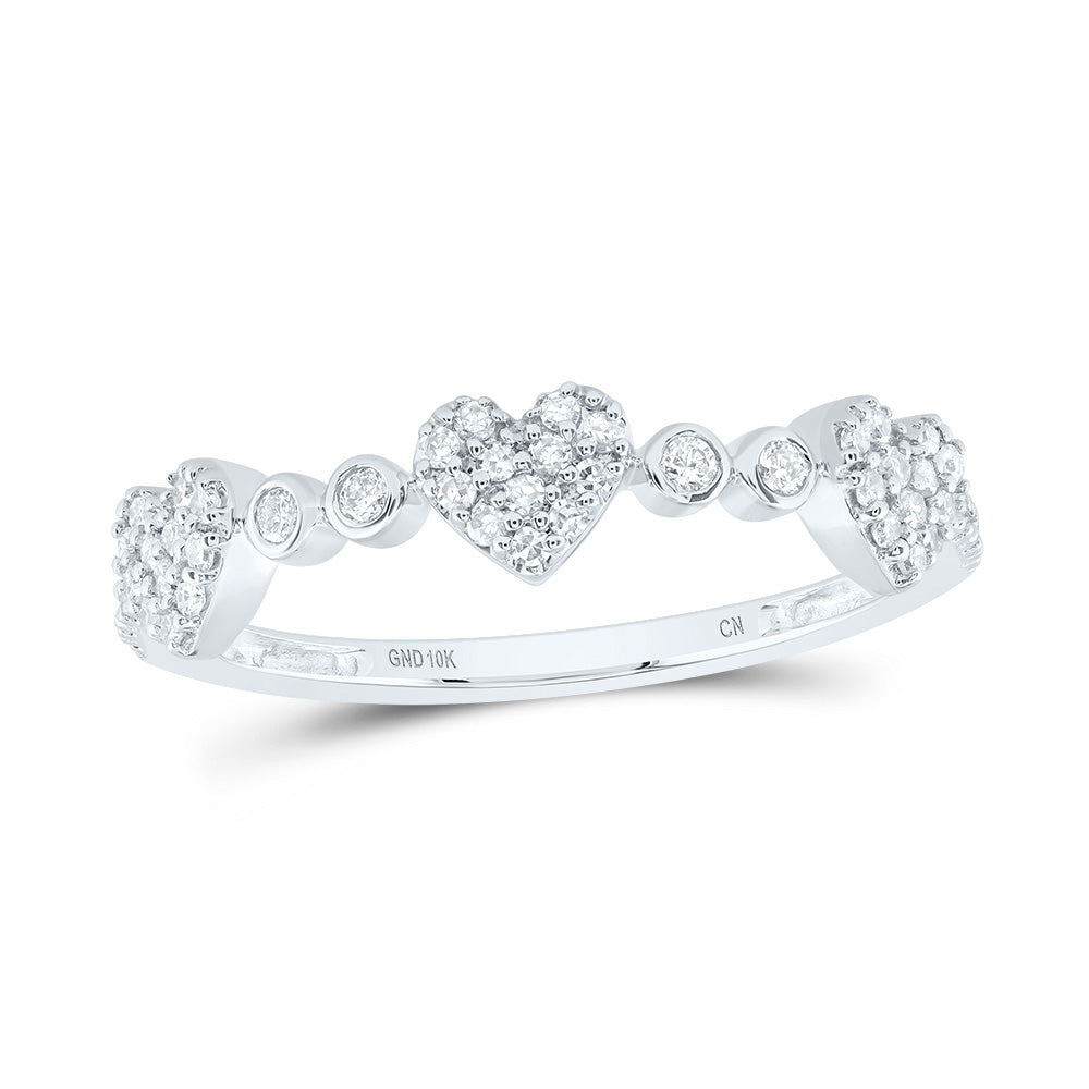 1/5CTW-DIA CN GIFT HEART BAND