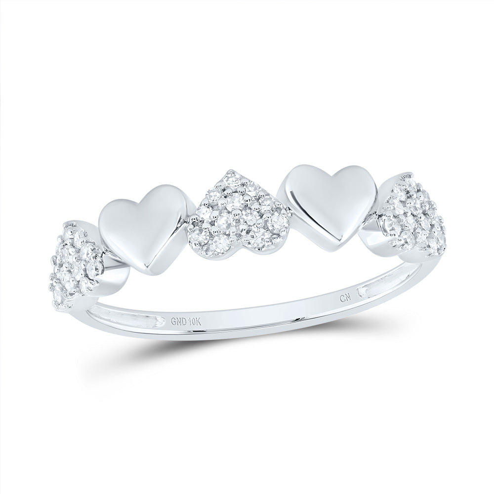 1/6CTW-DIA CN GIFT HEART BAND