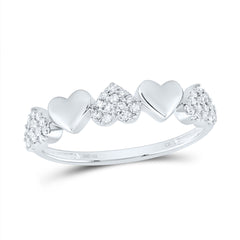 1/6CTW-DIA CN GIFT HEART BAND