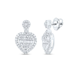 1/2CTW-DIA P1 GIFT HEART DANGLING EARRING