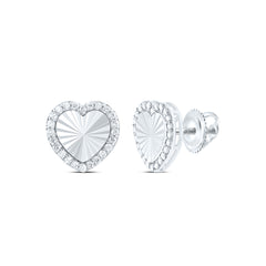 1/3CTW-DIA NK FASHION HEART EARRING