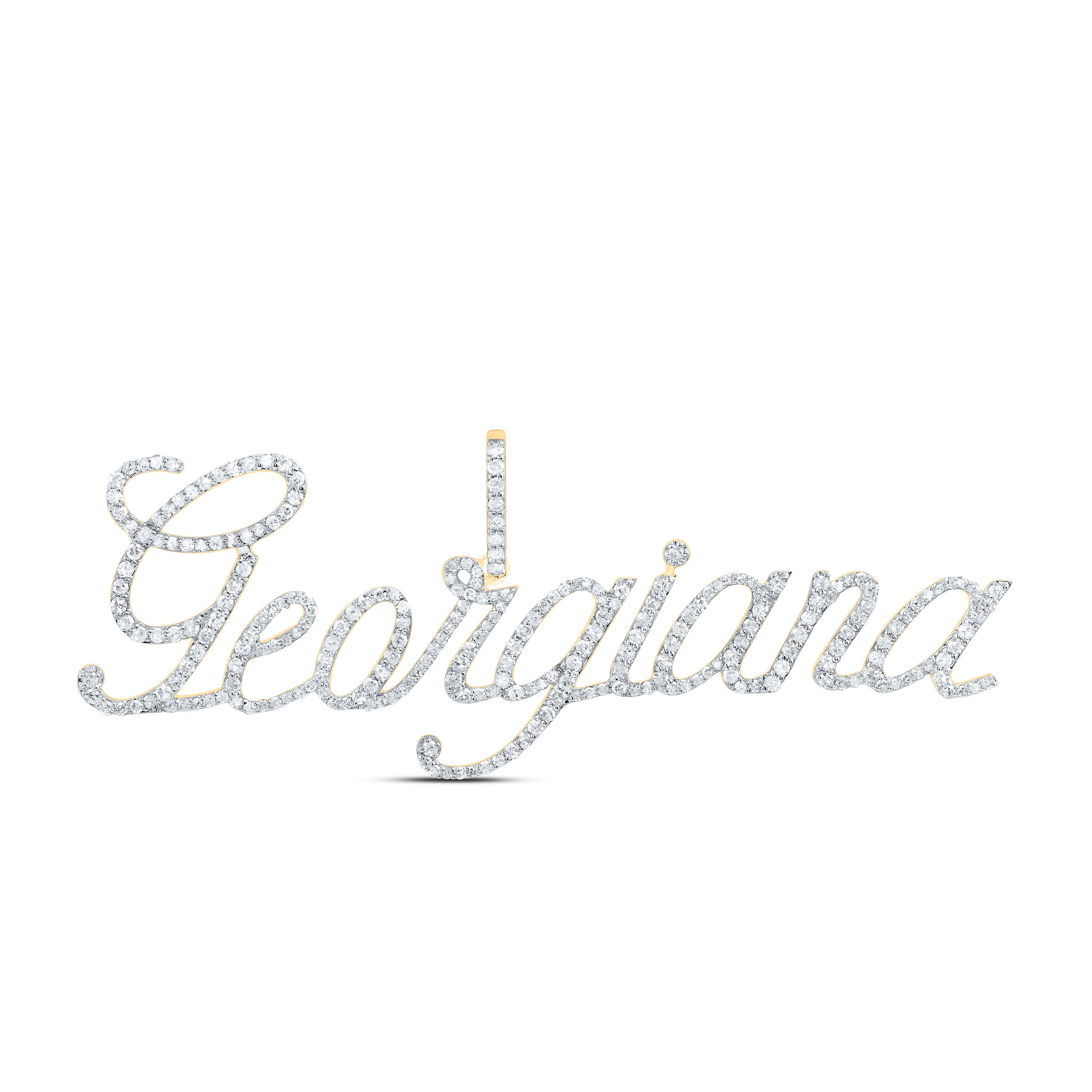 1 1/5CTW-DIA P1 GIFT  "Georgiana" PENDANT