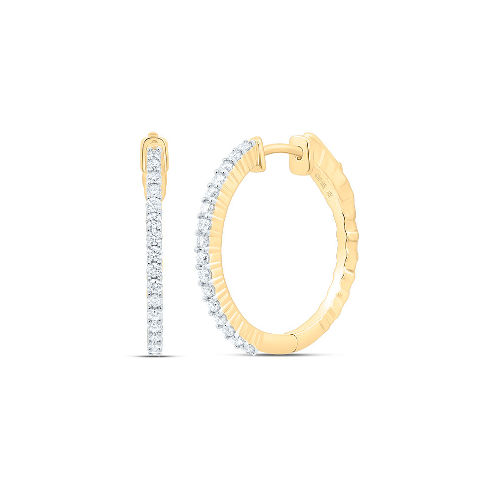 5/8CTW-DIA NK FASHION HOOP EARRING