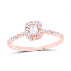 1/3CTW-DIA ANA M 1/5CT-CEM FASHION PROMISE EMERALD RING