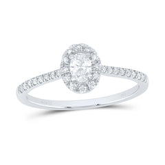 1/3CTW-DIA ANA M 1/5CT-COV FASHION PROMISE OVAL RING