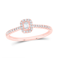 1/4CTW-DIA ANA M  FASHION PROMISE EMERALD RING