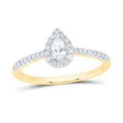1/3CTW-DIA ANA M 1/5CT-CPS FASHION PROMISE PEAR RING