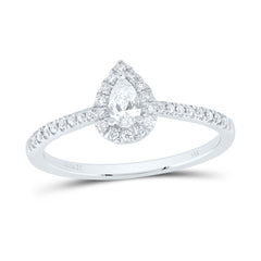 1/3CTW-DIA ANA M 1/5CT-CPS FASHION PROMISE PEAR RING